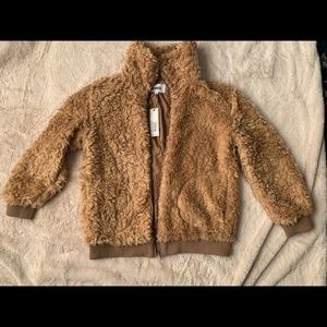 Fluffy Bomber Jacket